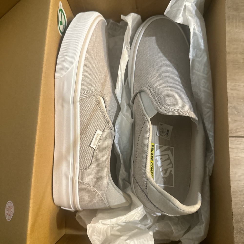 Vans Tan Asher Deluxe Canvas Sneakers